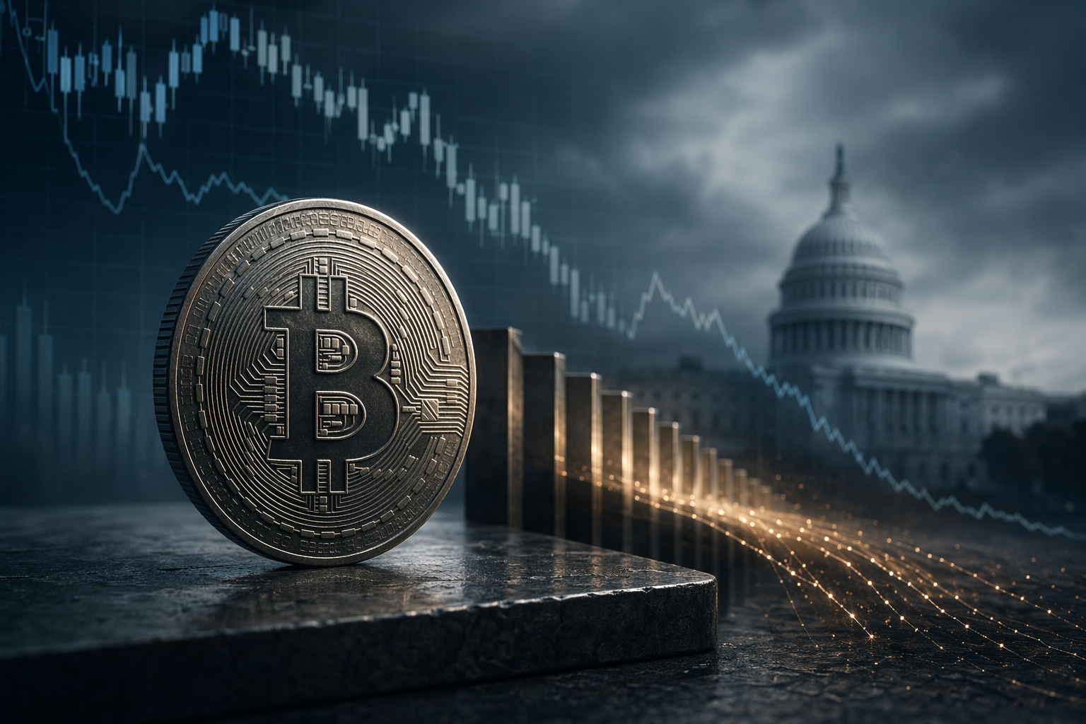 BTC USD Holds at $75.9K: US Bitcoin ETFs Shed $1 Billion in May 