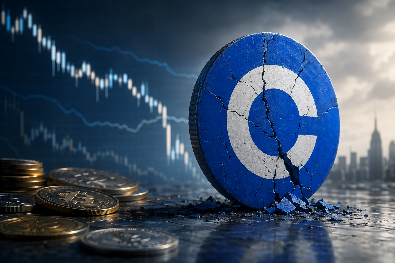 Coinbase Q1 Results: $394M Loss, 14% Layoffs, Outage, Institutional Competition
